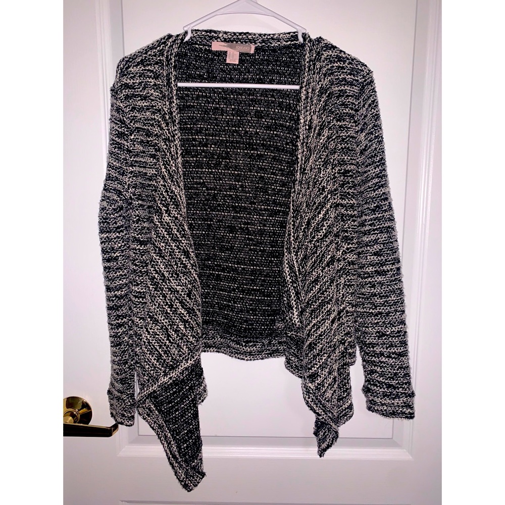 Black and white cardigan